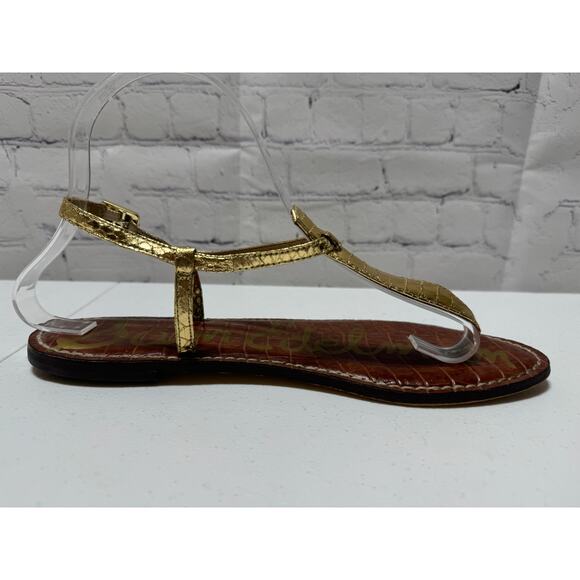 Sam Edelman Gold and Brown Bohemian Women's sandals size 8 - Picture 5 of 9